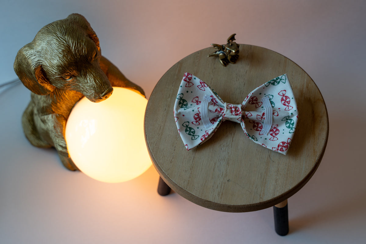 Round Pepermint Bow-Tie