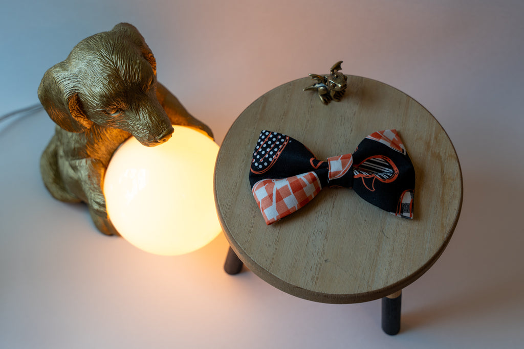 Black Pumpkin Bow-Tie