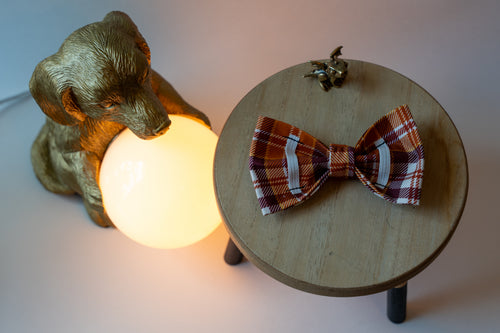 Brown Paid Bow-Tie